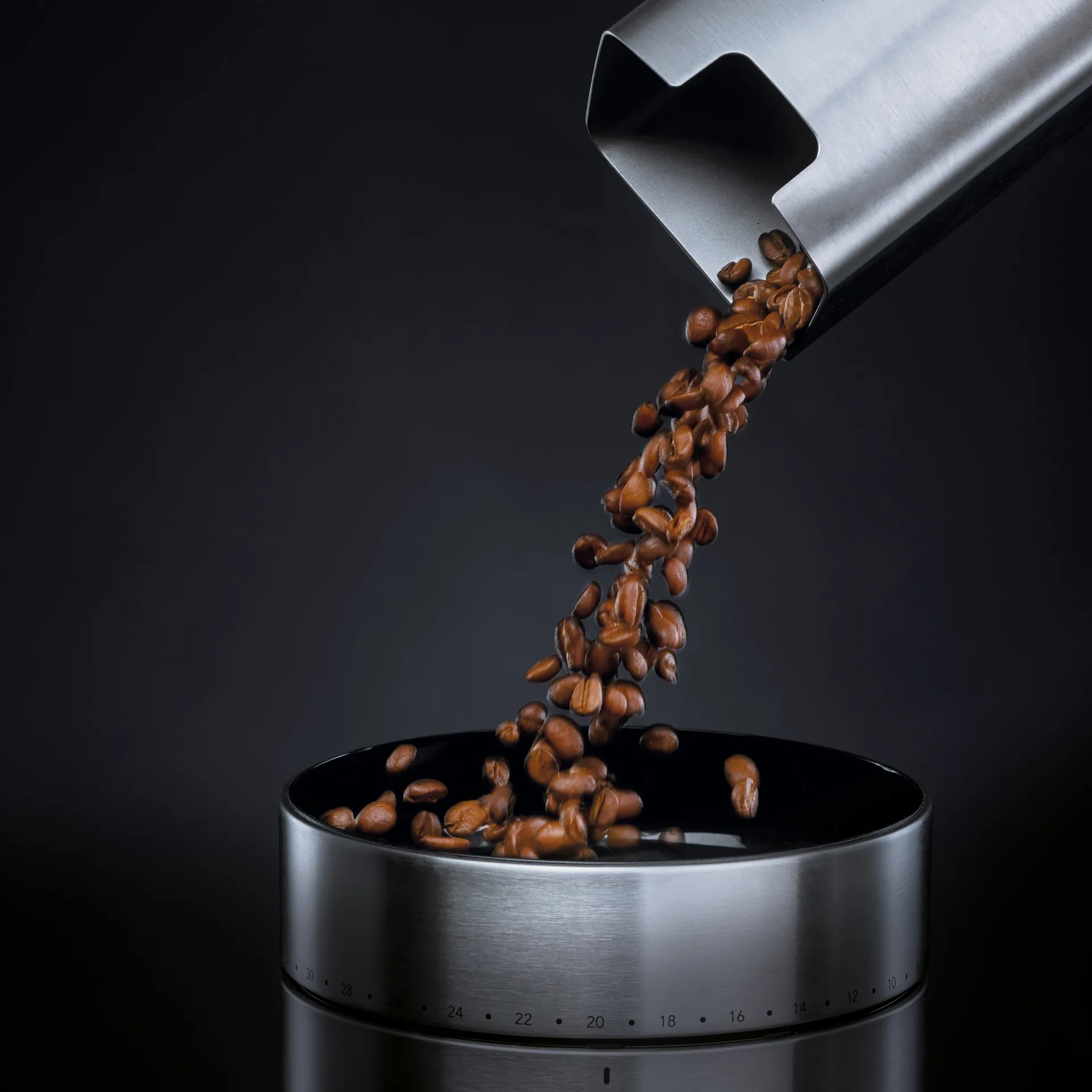 WSFB-100S Kaffeemühle, Silber Wilfa