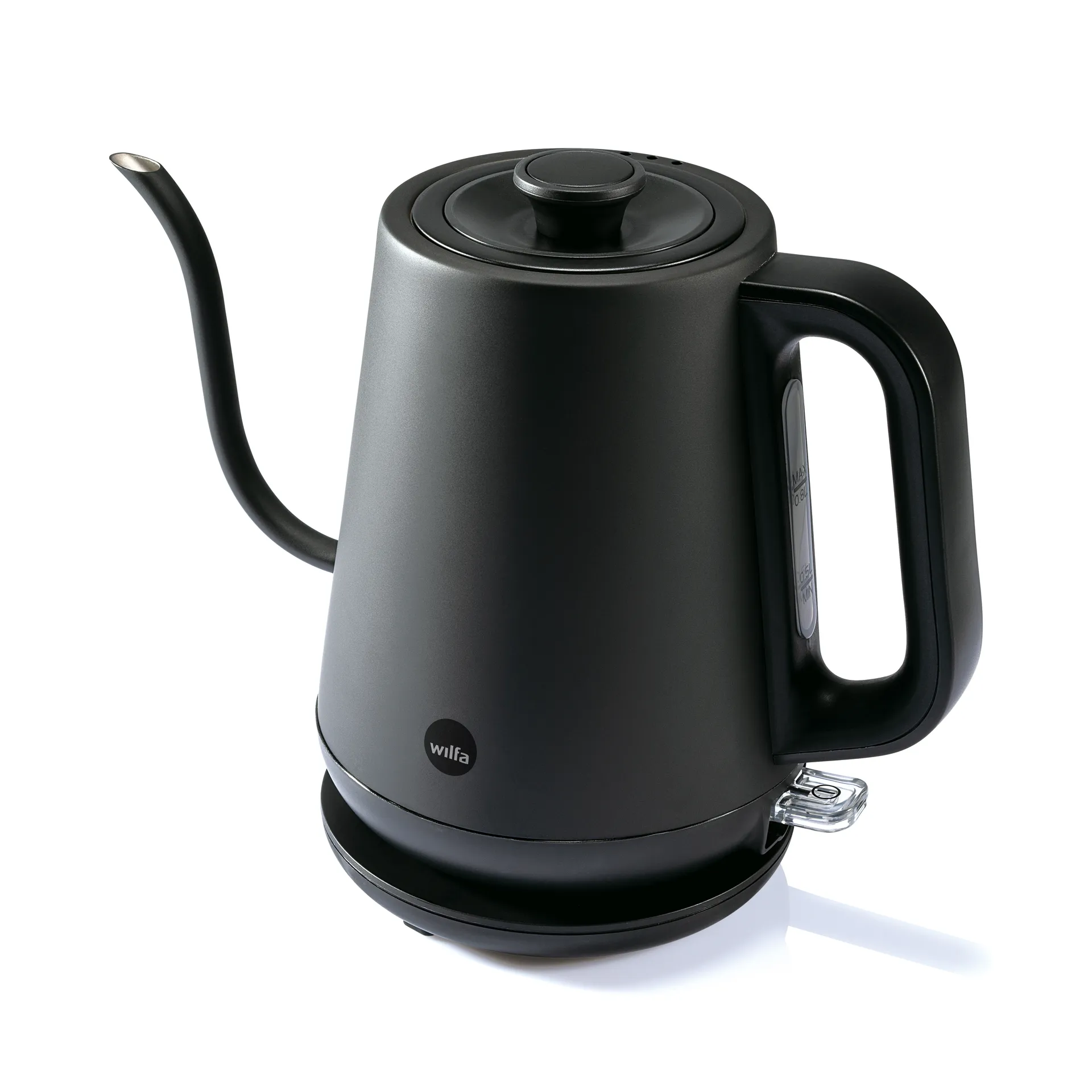 WSPOK-1000B Pour over Wasserkocher, Mattschwarz Wilfa