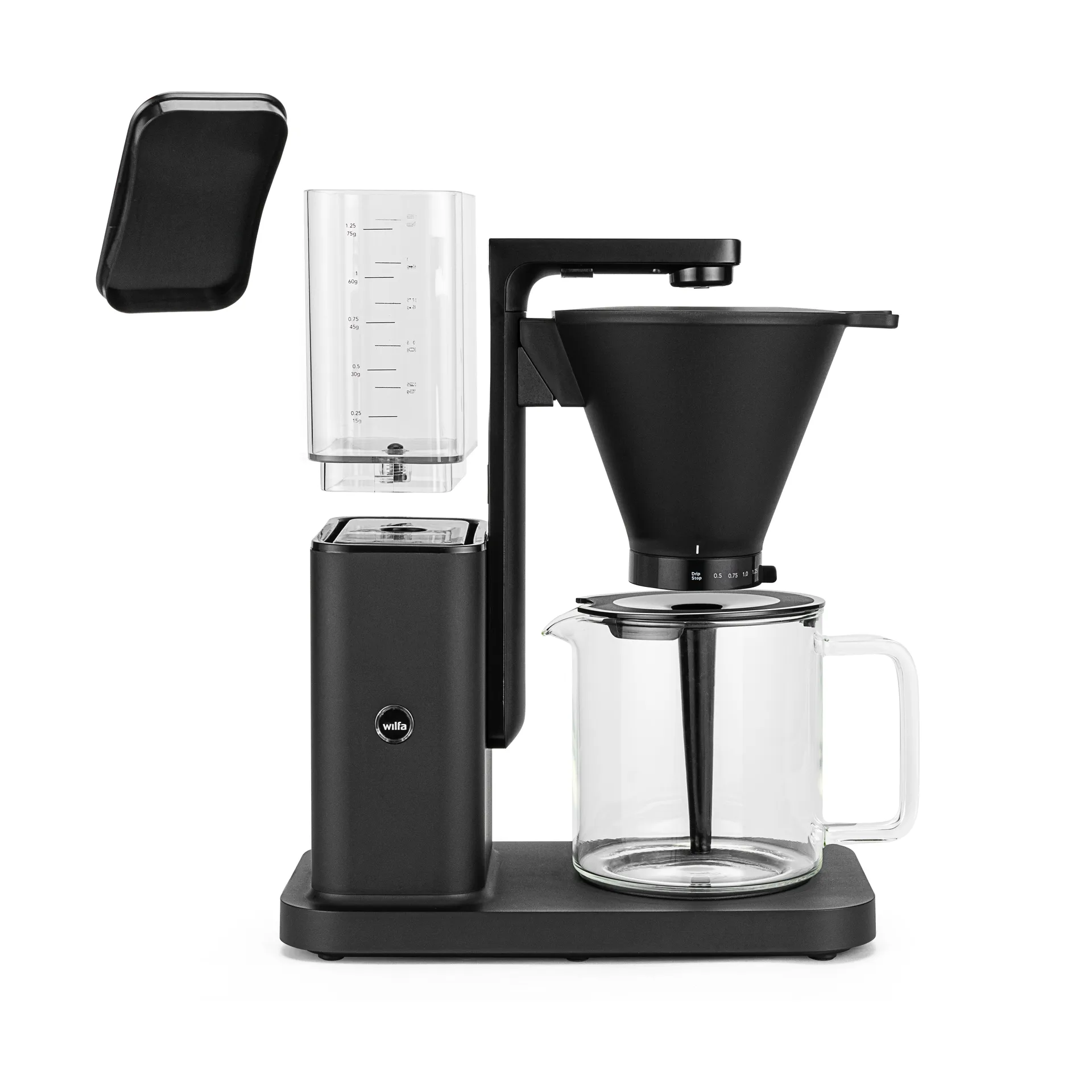 Zense CM10B-M125 Kaffeemaschine, Schwarz Wilfa