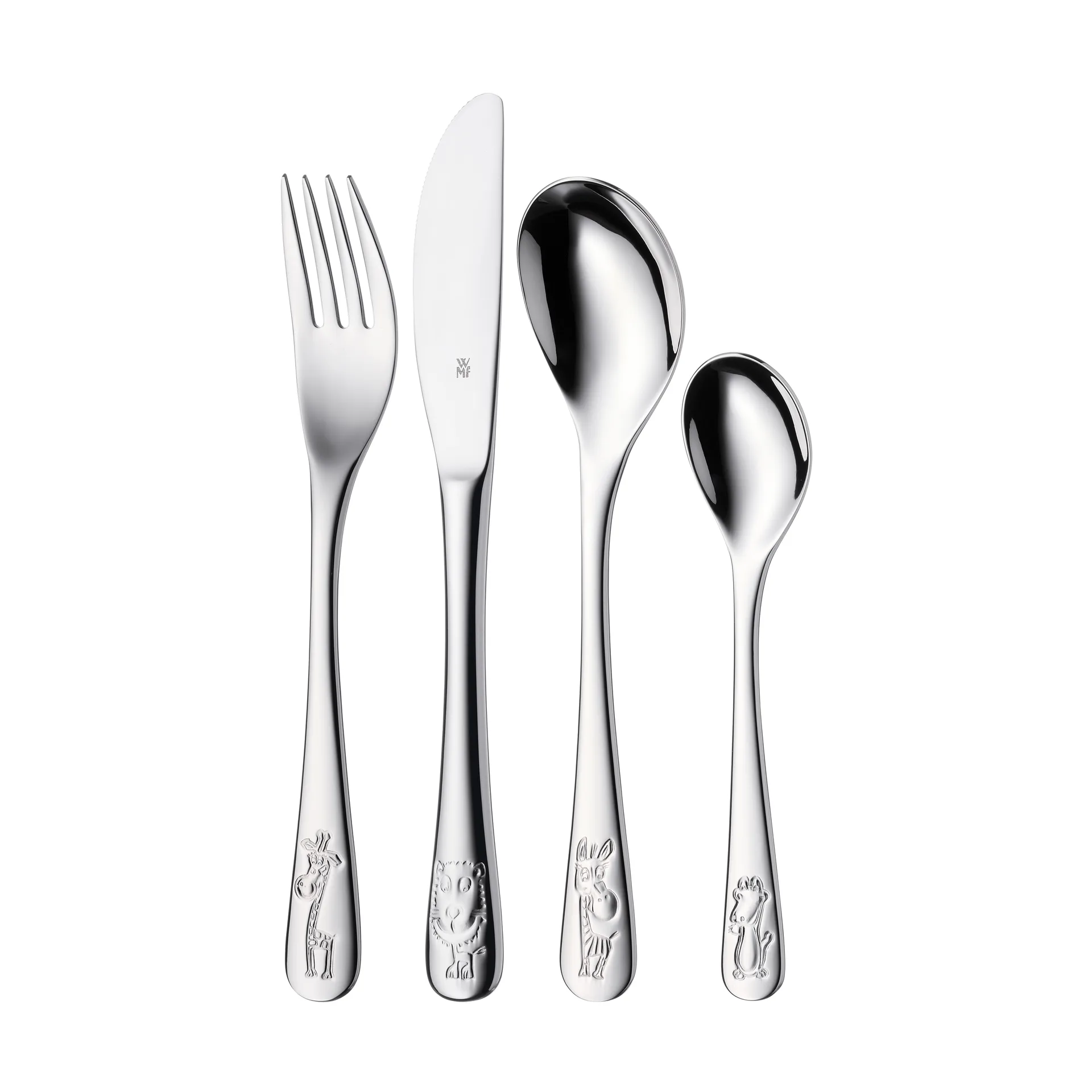 WMF Kinderbesteck 4 Teile, Safari WMF