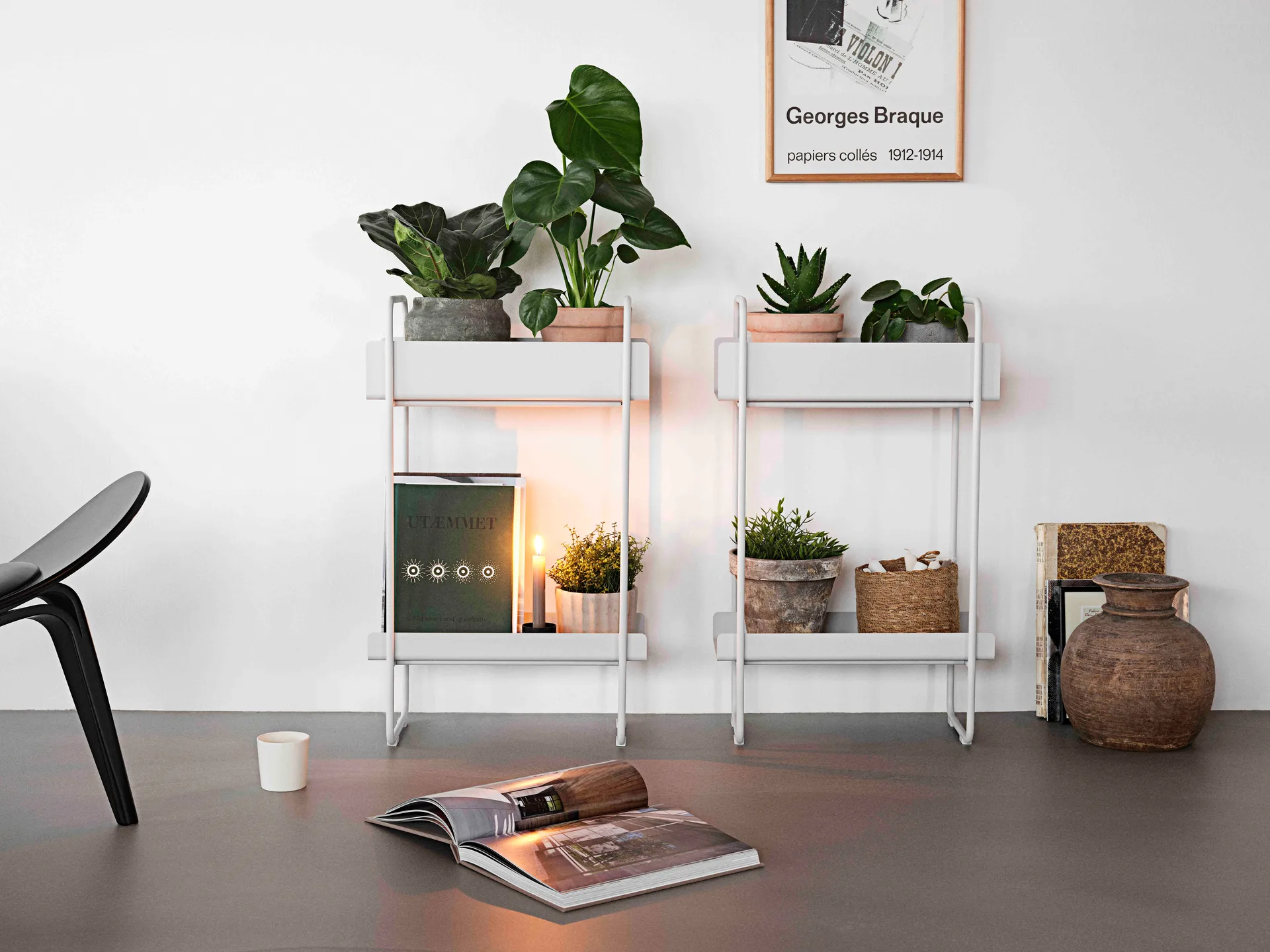 A-Console Table Konsolentisch 48 x 24,2 x 77,7cm, Soft grey Zone Denmark