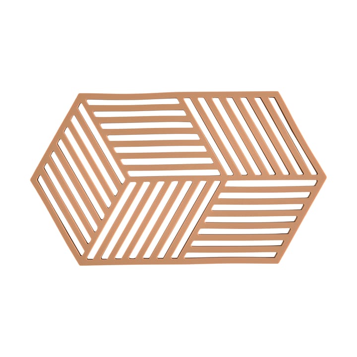 Hexagon Topfuntersetzer groß, Light Terracotta Zone Denmark