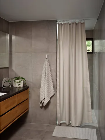Lux Duschvorhang - Soft grey, 180x200 cm - Zone Denmark