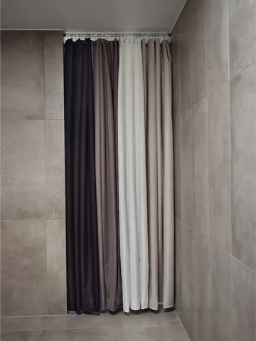 Lux Duschvorhang - Soft grey, 180x200 cm - Zone Denmark