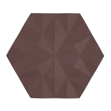 Ori Facet Topfuntersetzer 14 x 16cm - Chocolate - Zone Denmark