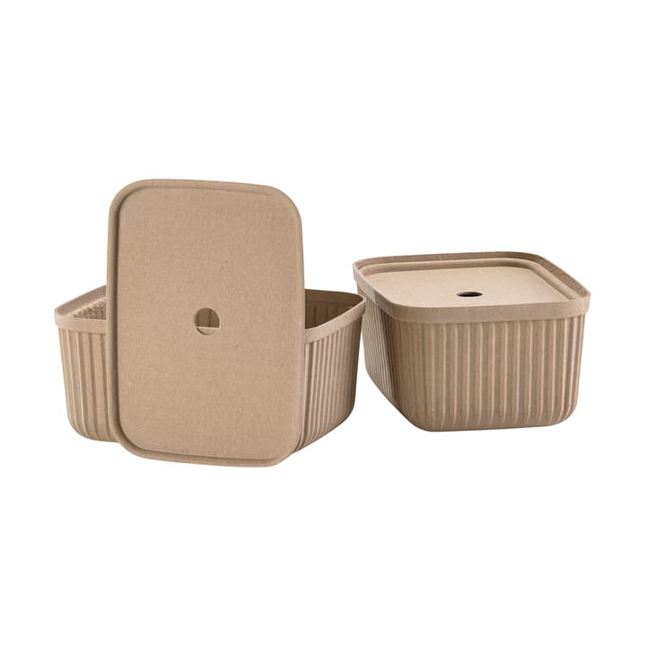 Pulp Aufbewahrungsbox 23x32 cm 2er-Pack, Natural Brown Zone Denmark