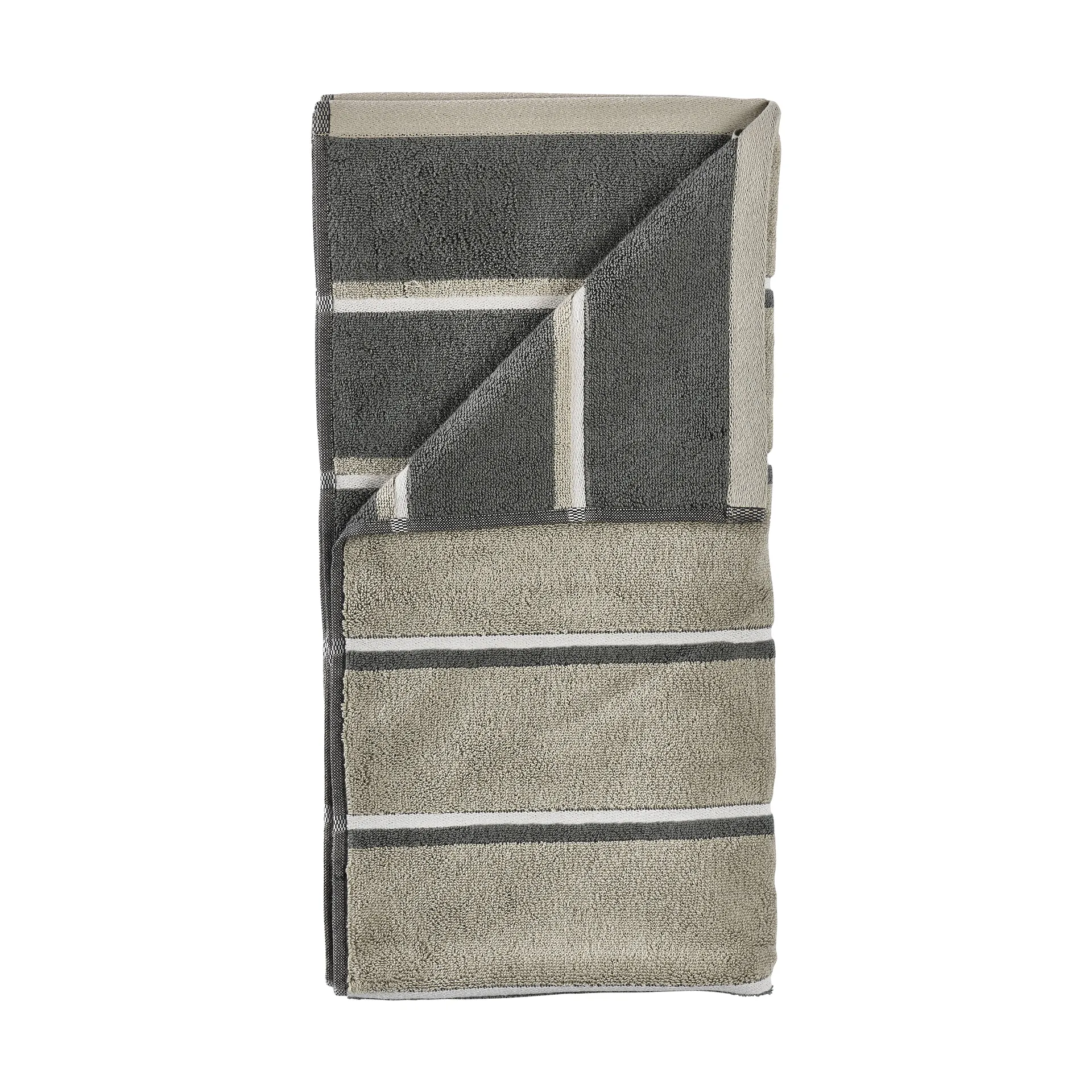 Sauna Handtuch, Eucalyptus-olive green-soft grey, 50x100 cm Zone Denmark