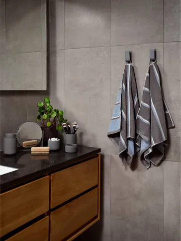 Sauna Handtuch - Grey-blue fog-soft grey, 50x100 cm - Zone Denmark
