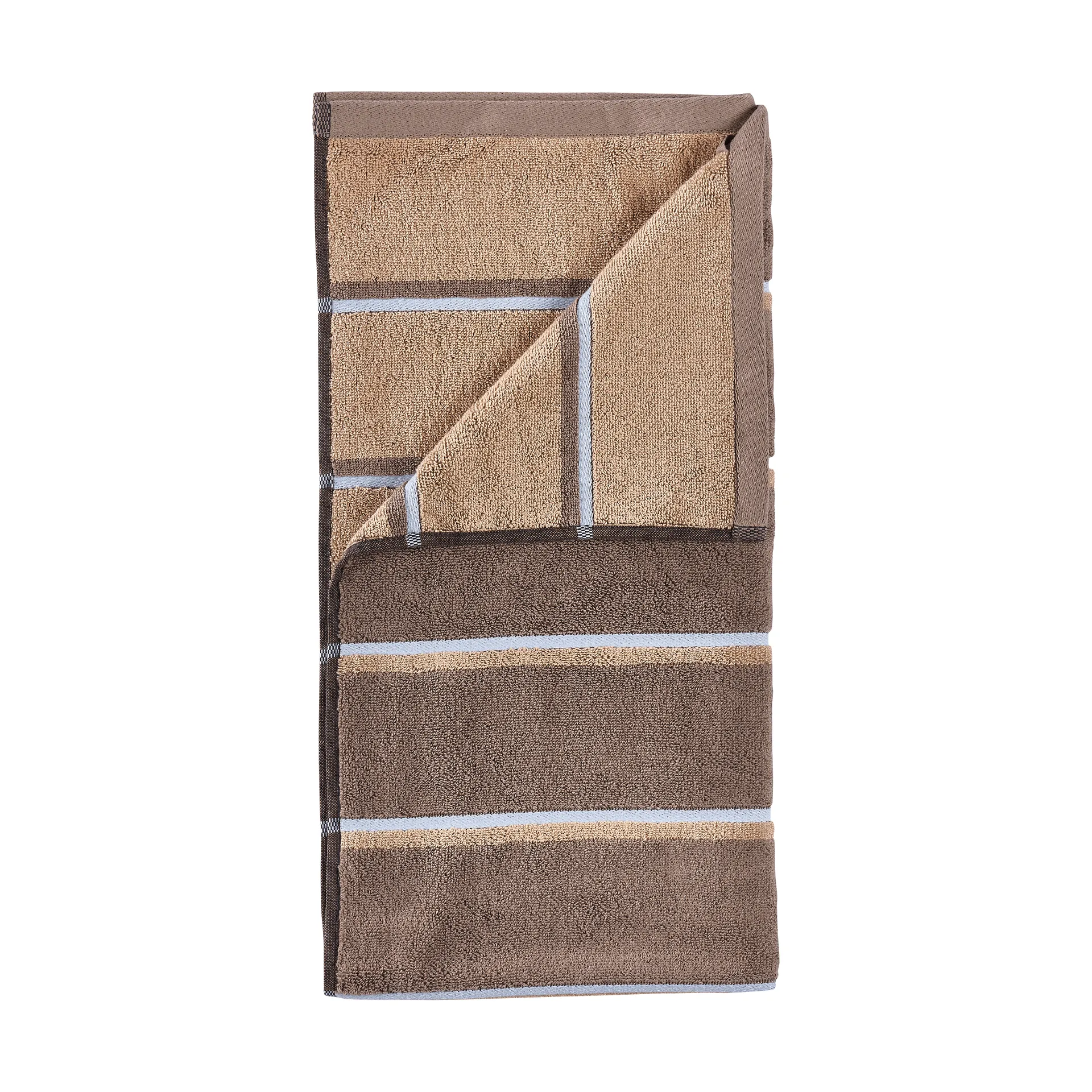 Sauna Handtuch, Taupe-camel-sky blue, 50x100 cm Zone Denmark