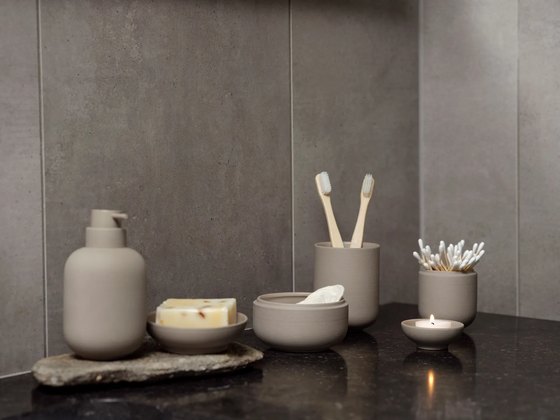 Sensu Seifenspender 30 cl, Taupe Zone Denmark