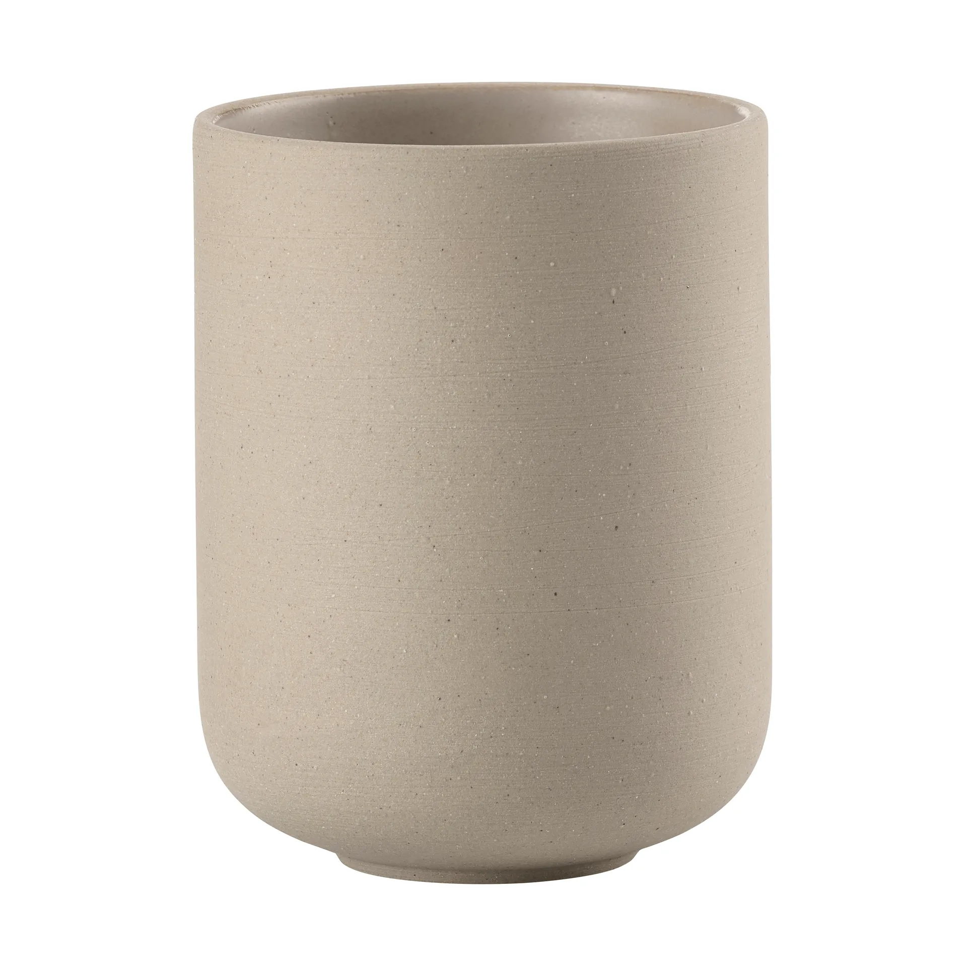 Sensu Zahnputzbecher Ø7,4x9,5 cm, Taupe Zone Denmark