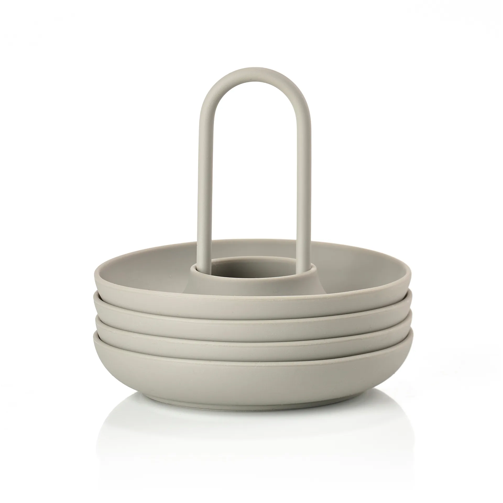 Singles Eierbecher 4er Pack mit Halter, Mud Zone Denmark