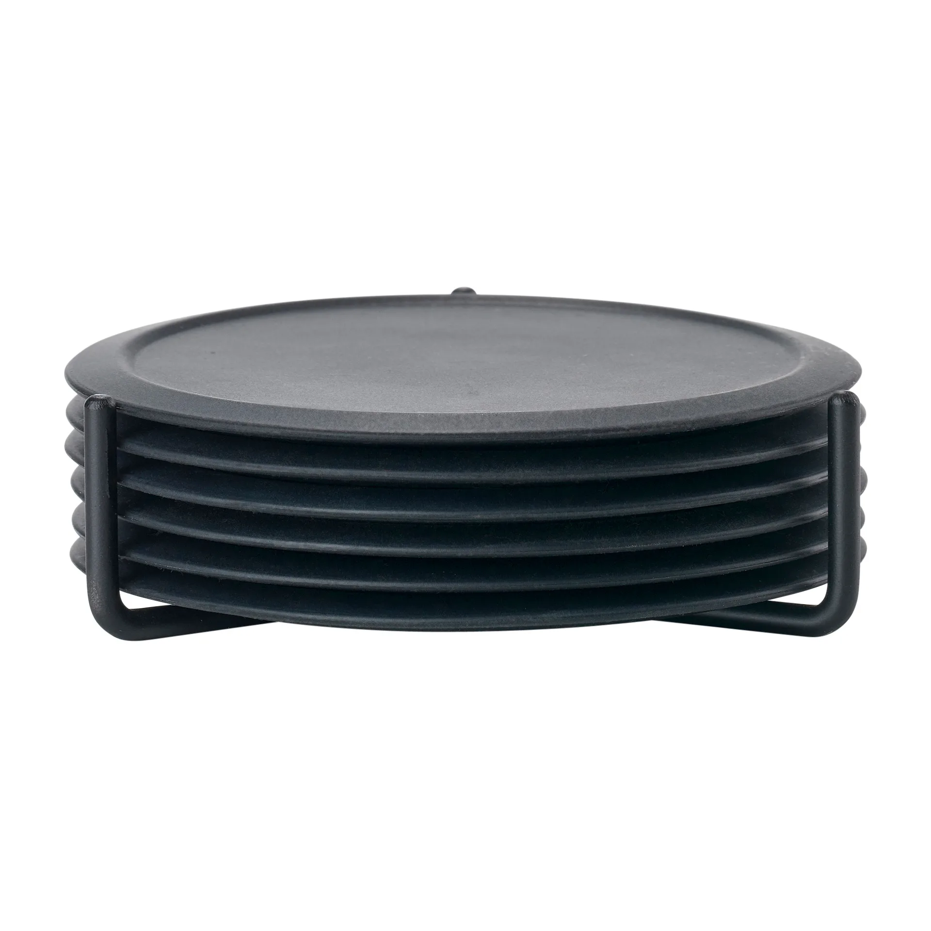 Singles Glasuntersetzer mit Halter, Black Zone Denmark