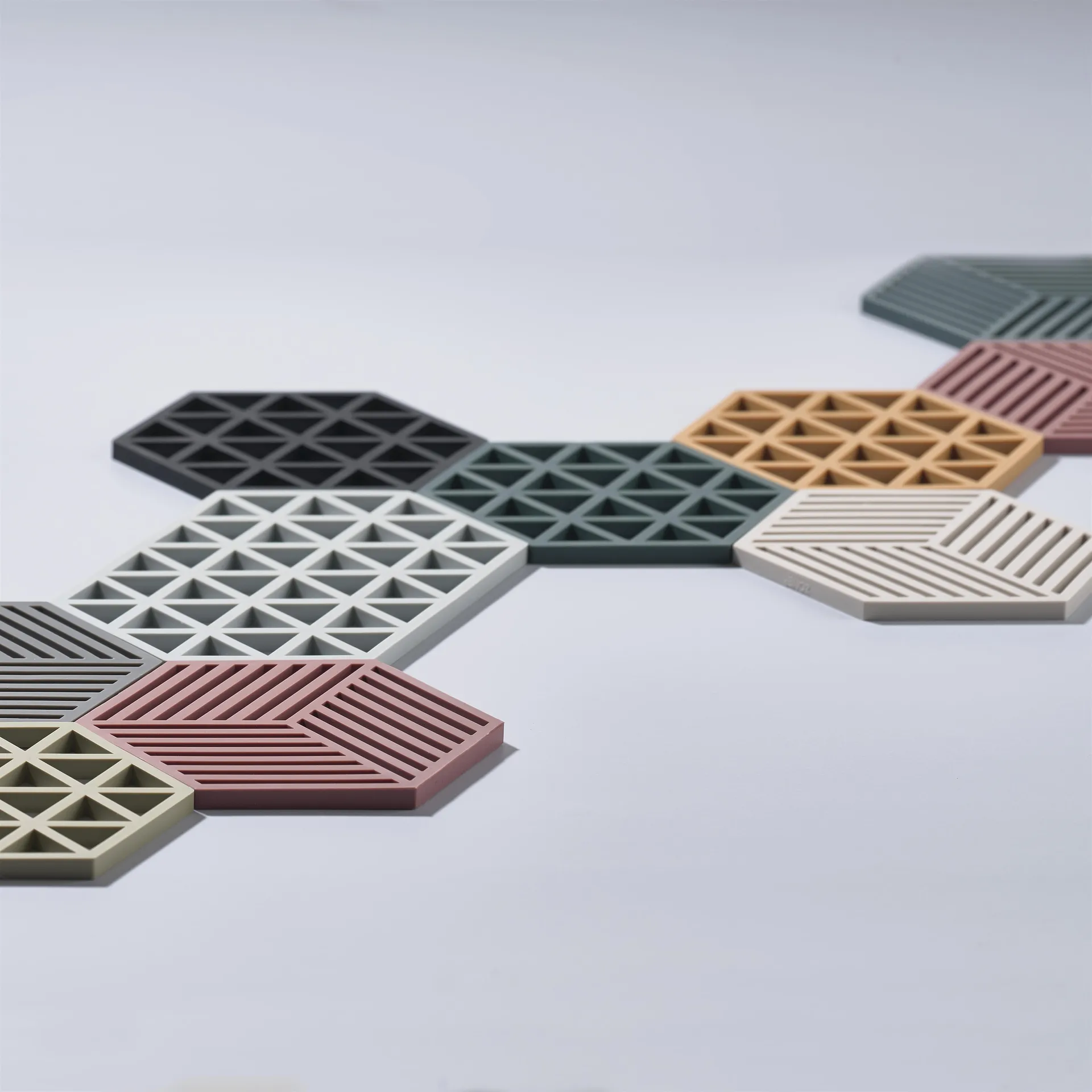 Triangle Topfuntersetzer, Cool grey Zone Denmark