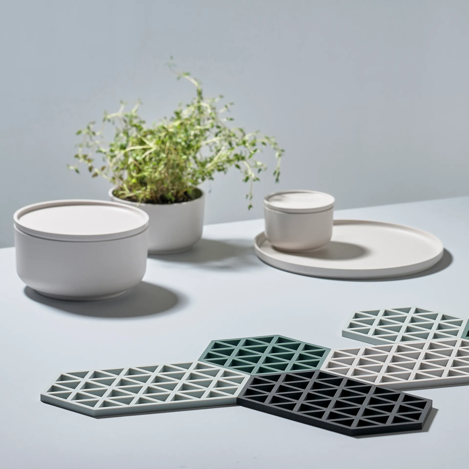 Triangle Topfuntersetzer, Nordic sky (blau) Zone Denmark