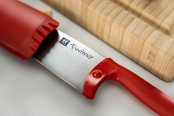 Twinny Küchenmesser 10cm, Rot Zwilling