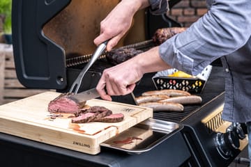 Zwilling BBQ+ Schneidbrett mit Auffangschale Bambus - 39x30 cm - Zwilling