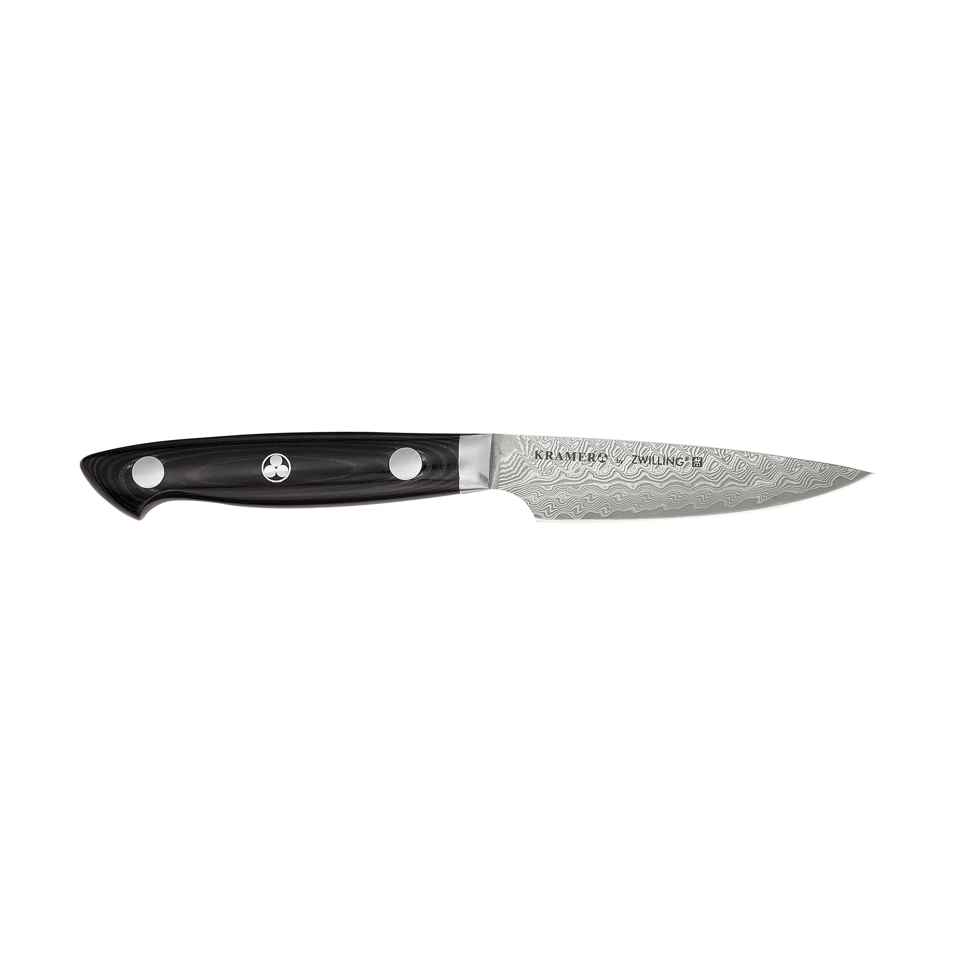 Zwilling Kramer Euro Stainless Schälmesser 9 cm, Damaskus-schwarz Zwilling