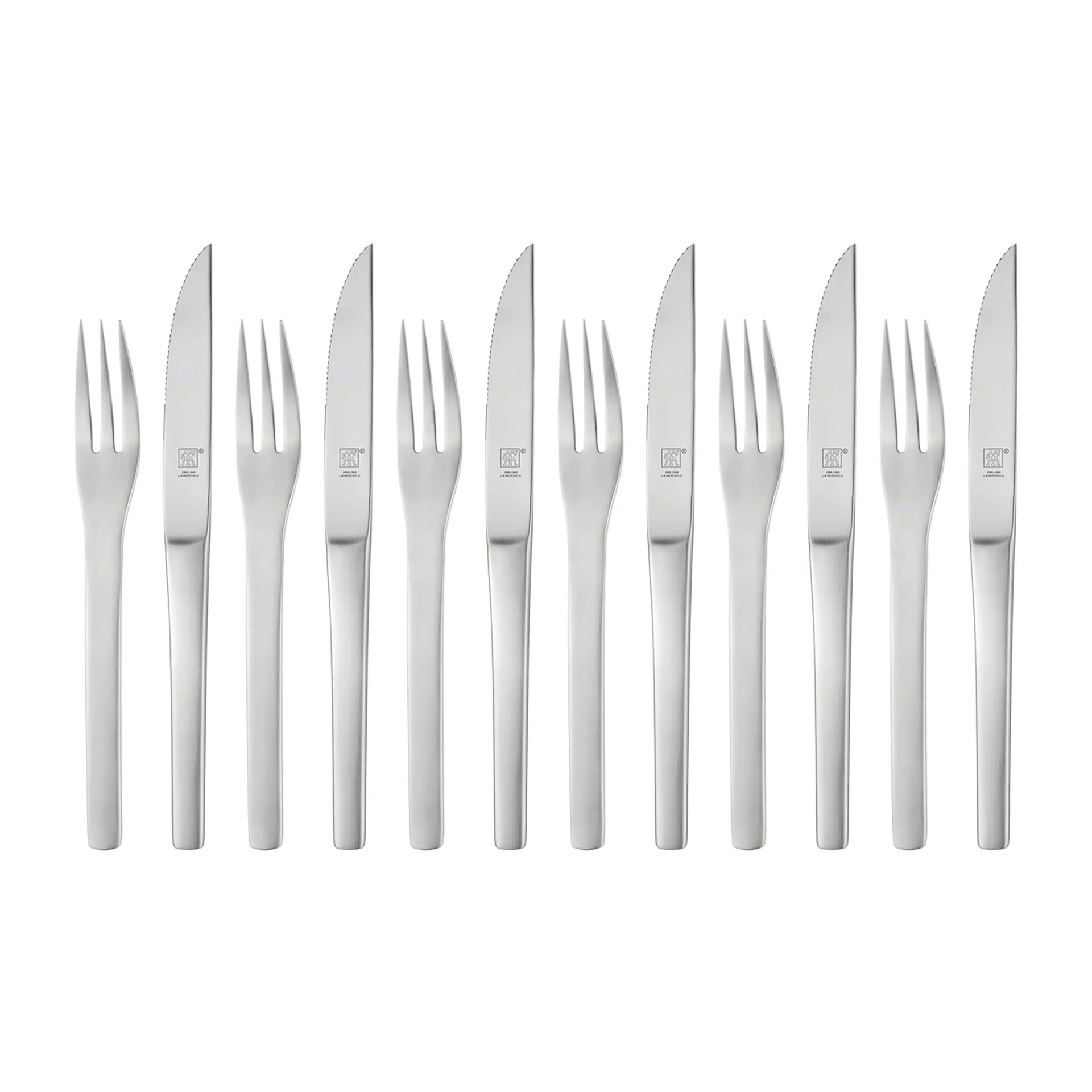 Zwilling Melbourne Grillbesteck 12 Teile, Edelstahl matt Zwilling