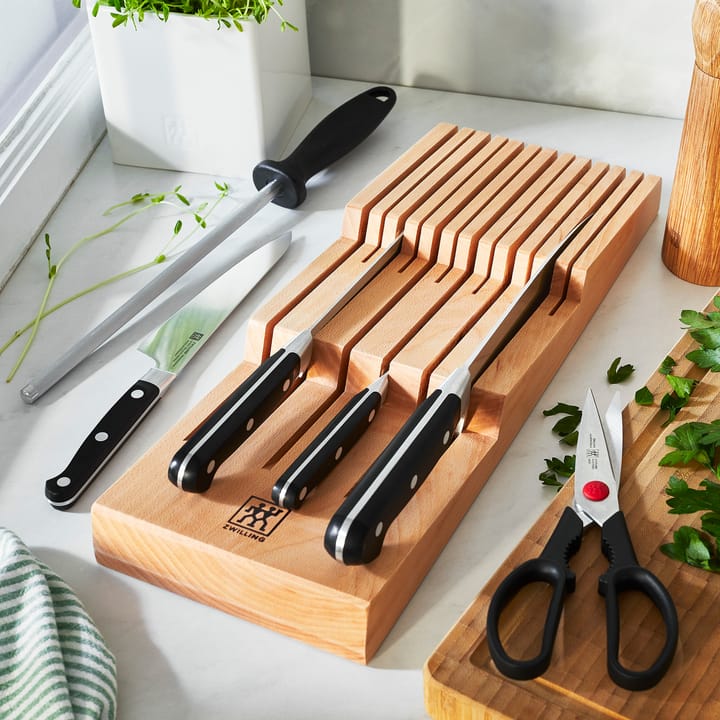 Zwilling Messeraufbewahrung 41x15,5x4,8 cm, Buchenholz Zwilling