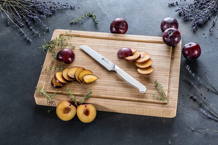 Zwilling pro le blanc  gezacktes Allzweckmesser 13 cm, Weiß-Edelstahl Zwilling