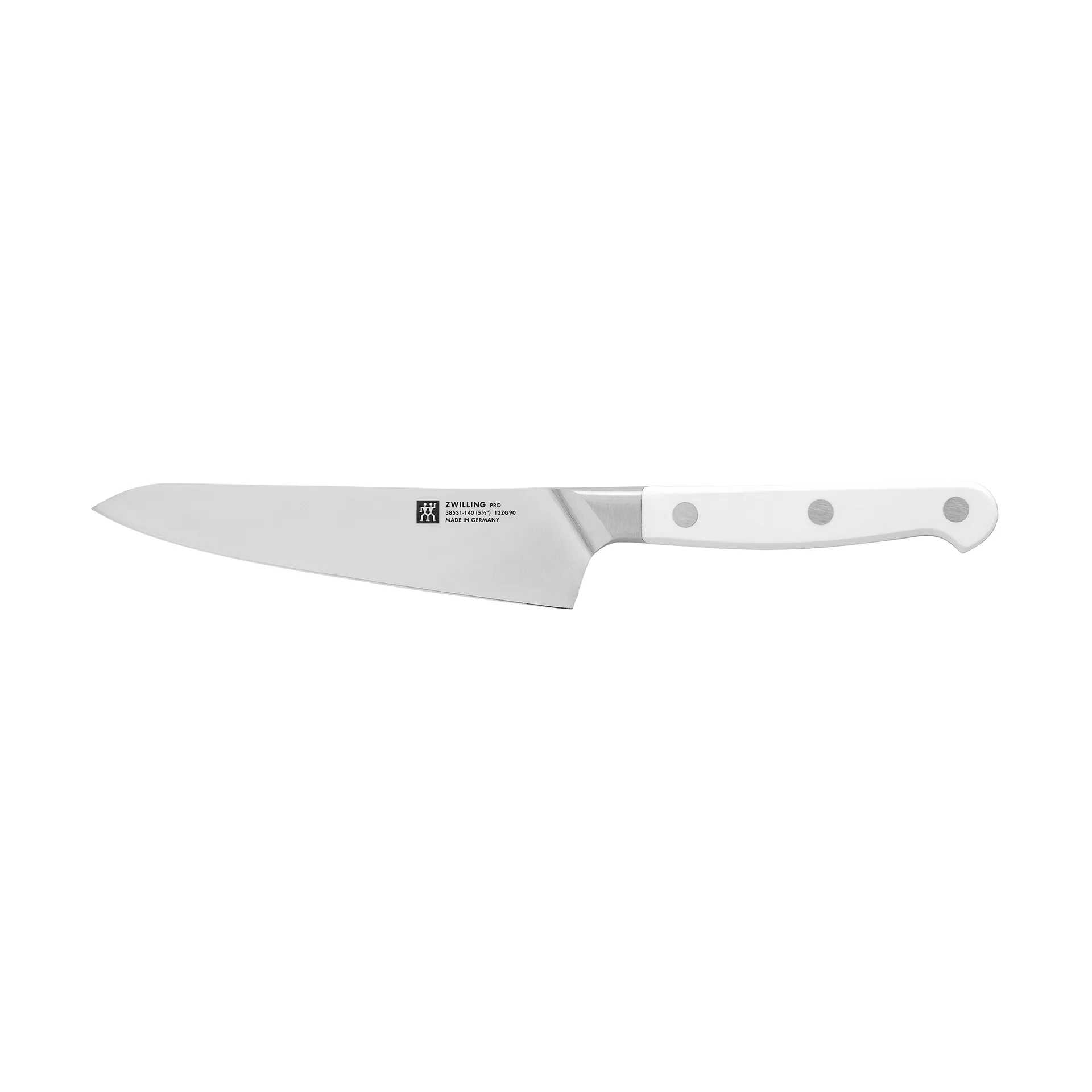 Zwilling Pro le Blanc Kompakt Kochmesser 14 cm, Weiß-Edelstahl Zwilling