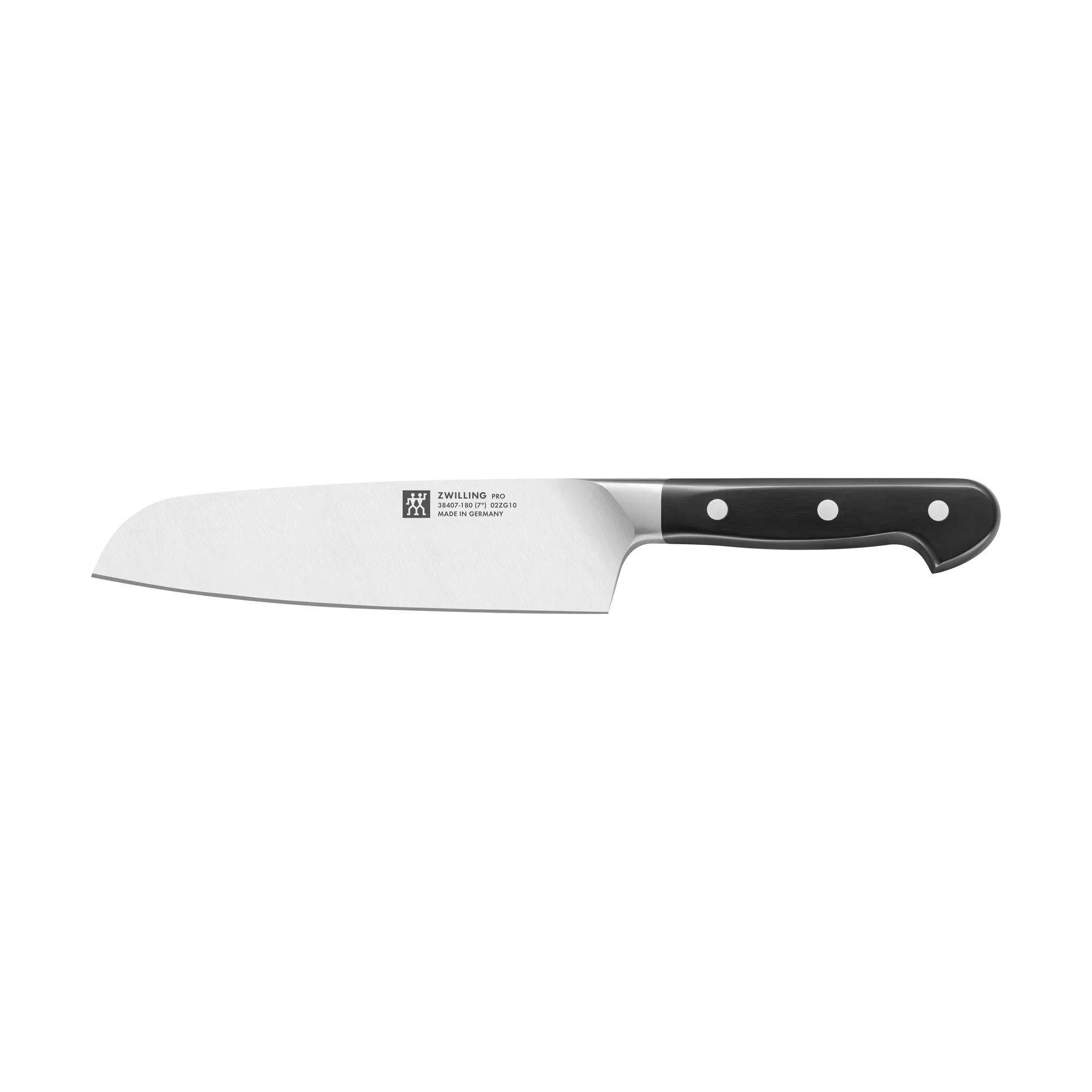 Zwilling Pro Santokumesser 18 cm, Schwarz-Edelstahl Zwilling