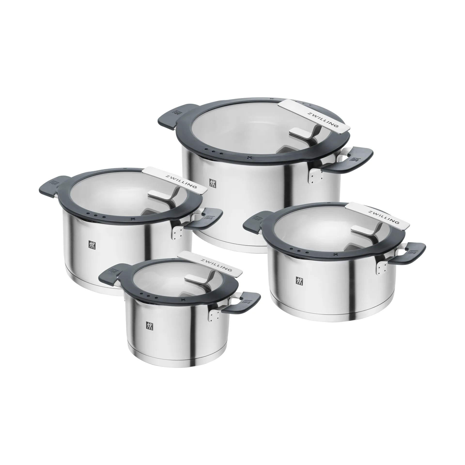 Zwilling Simplify Kochtopf-Set 8-teilig, Edelstahl Zwilling