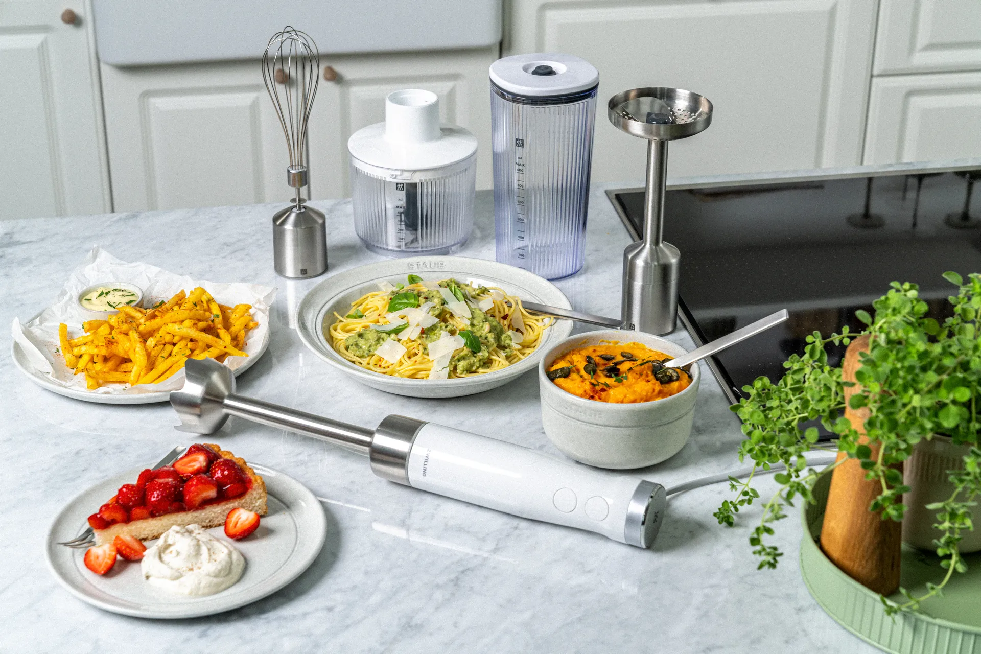 Zwilling Stabmixer Schneebesen Zubehör 25,7 cm, Grau Zwilling