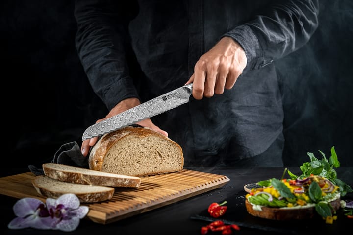 Zwilling Tanrei Brotmesser 23 cm, Damaskus-schwarz Zwilling