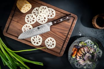 Zwilling Tanrei Santokumesser 18 cm - Damaskus-schwarz - Zwilling