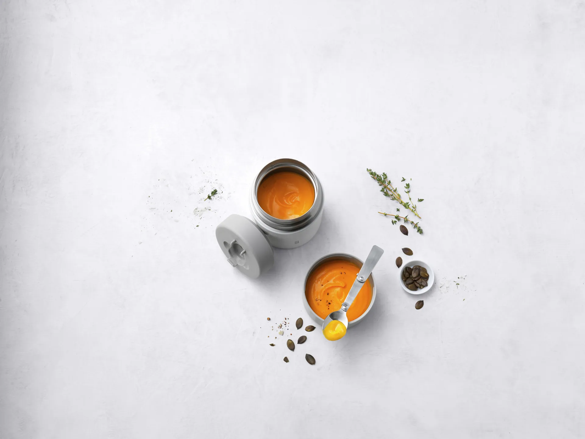 Zwilling Thermo Brotdose 0,7 L, Silber-weiß Zwilling