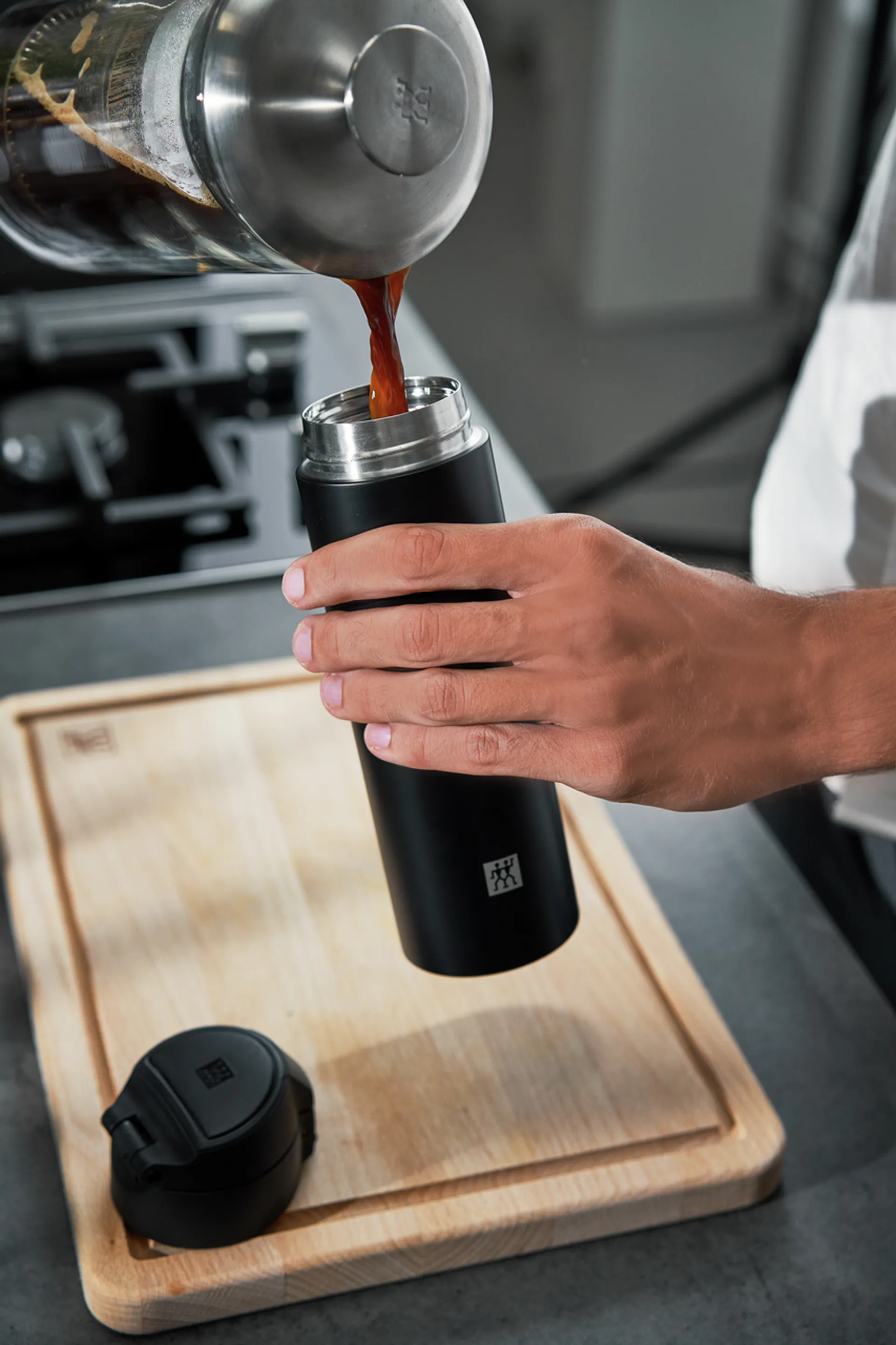 Zwilling Thermo Thermosflasche 0,45 L, Schwarz Zwilling