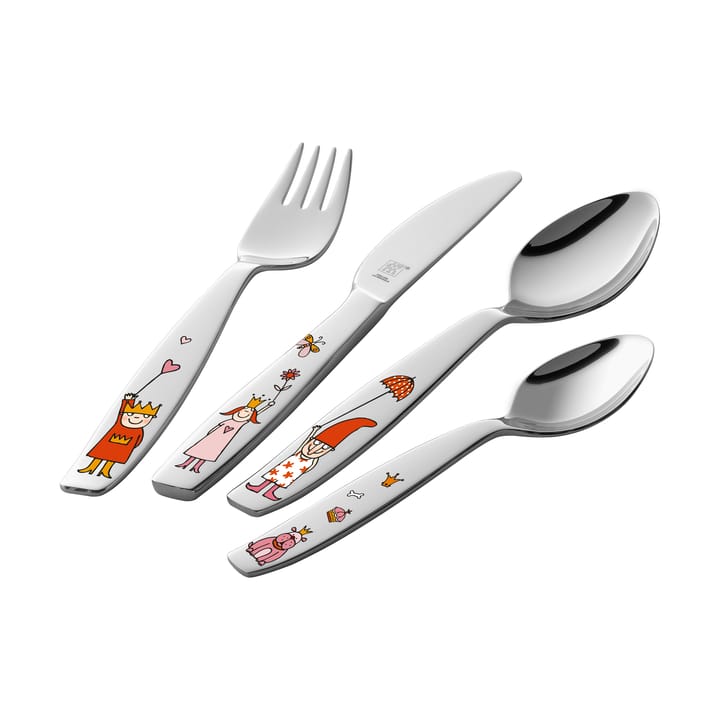 Zwilling Twin kids Kinderbesteckset 4-teilig - Emelie Prinzessin - Zwilling