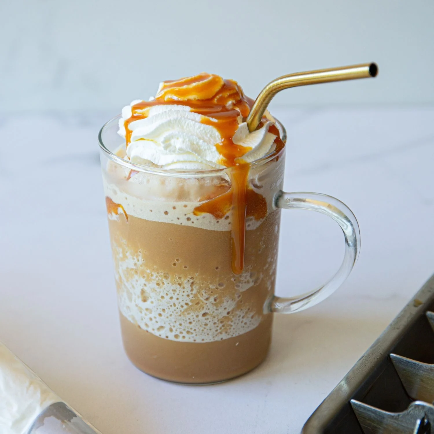 Frappuccino mit Karamell